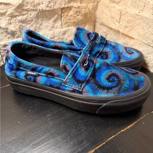 Vans Tie-dye Penny Loafer Velvet style 53 Era Old Skool Women’s 6.5/Men’s 5 Shoe
